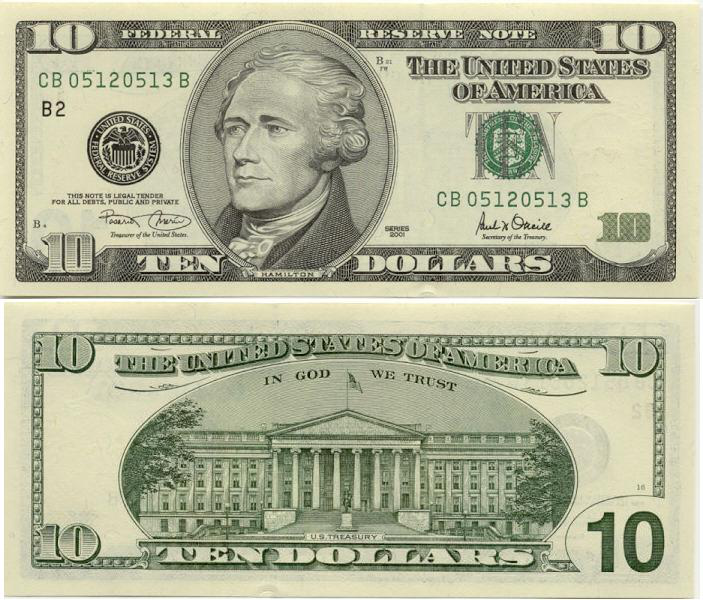 10 U.S. Dollar